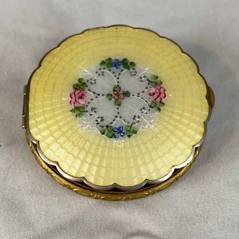 Vintage Makeup Compact Mirror